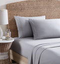 Tommy Bahama - Queen Sheets, Organic Cotton Bedding Set, Softens with Each Wash (TB T200 Grey, Queen)