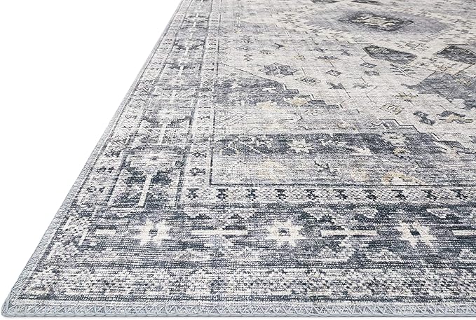 Loloi II Skye Collection SKY-02 Silver/Grey 5'-0" x 7'-6" Area Rug