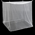 4 Corners Mosquito Net for Mosquiteros para Camas Bed Canopies Netting Bed Drapes Rectangular Mosquito Mesh for Camping Home Outdoor Travel(White A,L79 X W59 X H63 Inch,No-Opening)