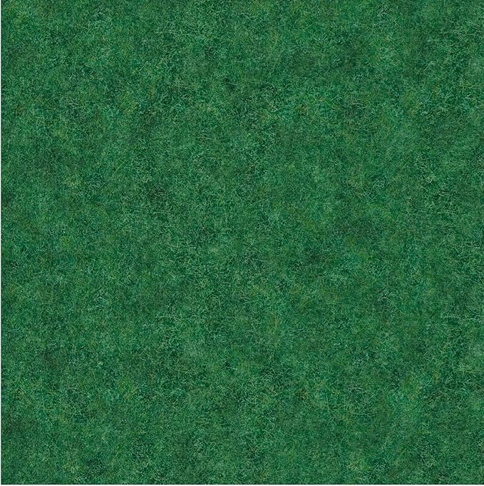 Ottomanson 6'6" x 36' Hallway Runner with Scraper Pile - Extra Durable Non-Slip Rug Mat for Indoor & Outdoor Use - Ideal for Kitchen, Entryway & Garage - High-Traffic Carpet, Green