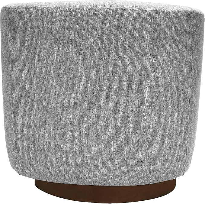 MINCETA Accent Chair,Modern Swivel Chairs for Living Room and Bedroom Reading with Wood Base,Set of 2,Performance Fabric in Gray