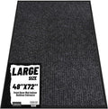 Front Door Mat Indoor Outdoor Entrance, 48" x 72" All-Season Heavy Duty Waterproof Doormat, Non-Slip Absorbent Entryway Mat, Easy to Clean, Low Profile Commercial Floor Mat for Indoor Outdoor