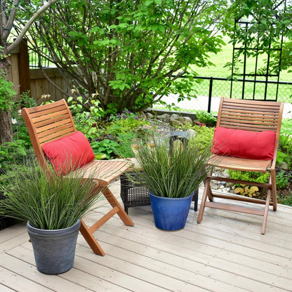 48PCS 17.3" Fake Plants Artificial Wheat Grass Greenery Plastic Plants Fake Grass Artificial Plants for Outdoor Decor Artificial Grass Plant with Greenery Stems for Indoor Home Decoration