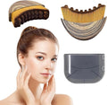 Lymphatic Contour Face Brush Face Lifting Brush Gua Sha Brush for Face Dry Lymphatic Massage Brush Face Depuffer Facial Tool (2PCS)