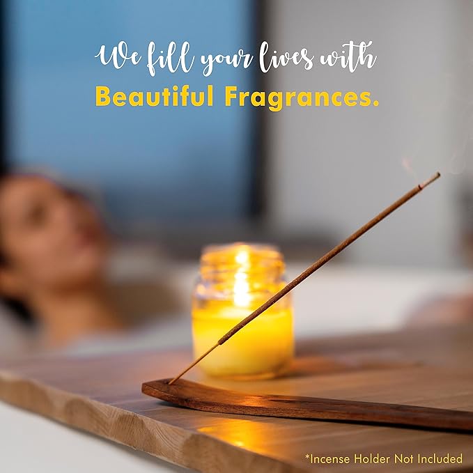Manipura Incense Sticks, Organic Hand Dipped Incense, Natural Herbs & Aromatic Ingredients, Contain 40 Sticks, Burn Time 45 to 60 Minutes, Spiritual Gifts, Tranquil Aura Incense by Karma Pledge