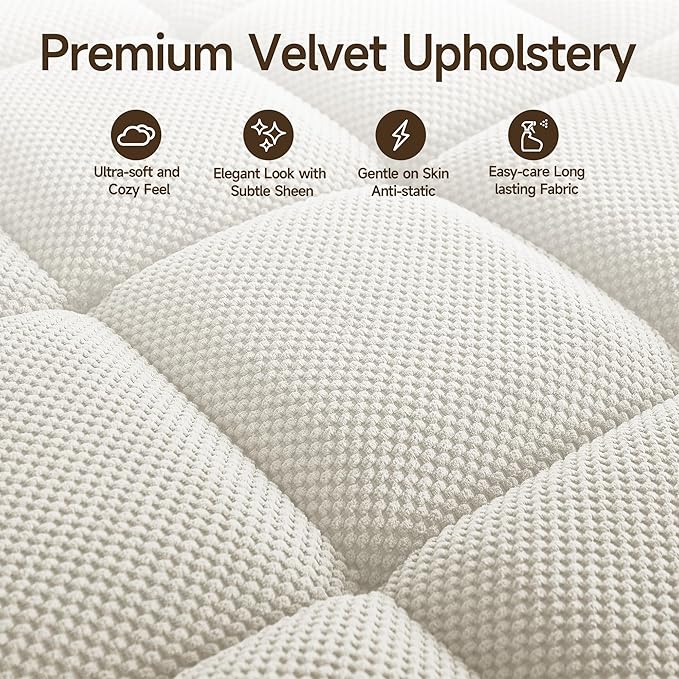 70.9" Chaise Lounge Chair Indoor, Oversized Boucle Upholstered Sofa Bed, Adjustable Backrest Deep Seat Reading Chair, Sofas Couches for Living Room with Storage, Cup Holders & 360° Swivel Side Table