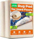 Non-Slip Rug Pad Gripper 5x7 Feet, Anti Skid Mat for Under Area Rugs, Keeps Rugs in Position and Safe, Thick Cushioned Carpet Pad for Hardwood Floors Protection