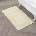 Laura Ashley Ruffle Border Yellow 27"x 45" 100% Cotton Bath Rug