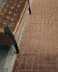 35 ft Extra Long Brown Hallway Kitchen Runner Rug Non-Slip Washable, 26" X 35' Carpet Runner Rugs-Rubber Backed, Custom Size Floor Mat for Stairs Bedroom Bathroom Entryway, Your Choice of Length