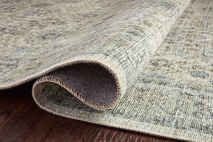 Loloi Skye Collection SKY-14 Natural/Sage 2'-0" x 5'-0" Accent Rug