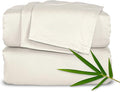 Pure Bamboo Twin Sheets, Genuine 100% Organic Viscose Derived from Bamboo Bed Sheet Set, Luxuriously Soft & Cooling, Double Stitching, 2 Year Quality Promise (Twin, Ivory)