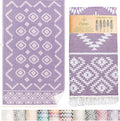 Turkish Towels Beach Towels Oversized (35”x67”) Beach Towels for Adults Quick Dry and Sand Free Beach Towel Beach Blanket 100% Cotton Turkish Towel - Lilac Purple