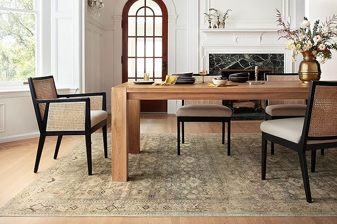 Loloi Margot Collection MAT-04 Antique/Sage 8'-6" x 11'-6" Area Rug feat. CloudPile, No-Shed Easy Clean Large Patterned Area Rug for Living Room, Bedroom, Dining Area