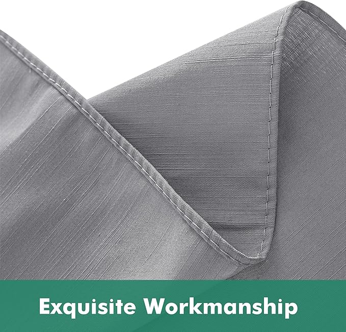 Biscaynebay Wrap Around Bed Skirts with Split Corners for Full Beds 15" Drop, Silver Grey Adjustable Elastic Dust Ruffles Easy Fit Wrinkle Resistant Silky Luxurious Fabric Machine Washable
