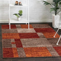 Unique Loom Autumn Collection Area Rug - Providence (4' 1" Square, Multi/ Beige)