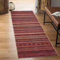 Keen Home Design 2x10 Rug - Machine Washable Runner with Non-Slip Backing, Ideal for Hallway, Entryway, Kitchen, Laundry Room - Vintage, Easy Clean, Durable, Low Pile Rug - (2'6" x 10')