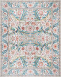 Gertmenian Indoor Boho Area Rug | Home Decor for Entryway, Bedroom, Living Room, Office, Kitchen | Non Slip, Soft, Printed Accent Rugs | Altair, Ivory, 9x13 Extra Large, 24500