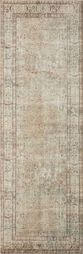 Loloi Margot Collection MAT-01 Antique/Sage 7'-6" x 9'-6" Area Rug feat. CloudPile, No-Shed Easy Clean Large Patterned Area Rug for Living Room, Bedroom, Dining Area