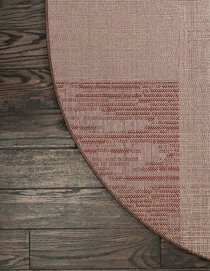 Unique Loom Autumn Collection Area Rug - Providence (5' 1" x 8' Oval, Multi/ Beige)