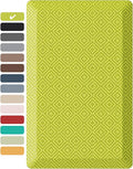 Ophanie Kitchen mats for Floor, 3/4 inch Thick, Kitchen Rugs, 20''x48'' Anti Fatigue Standing Cushioned Mat, Waterproof,Comfort Ergonomic mat for Office, Home, Sink, Green Non-Slip Bottom