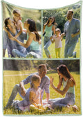 Ships Next Day, Custom Blanket with Picture - Printed in USA, Personalized Photo Blanket (Fleece – 60x80)