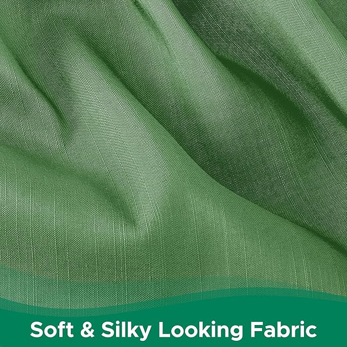 Biscaynebay Wrap Around Bed Skirts for Queen Size Beds 18" Drop, Sage Adjustable Elastic Dust Ruffles Easy Fit Wrinkle Resistant Silky Luxurious Fabric Machine Washable