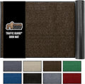 GORILLA GRIP Waterproof Traffic Guard Door Mat, 59x24, Heavy Duty Entryway Mats, Strong Rubber Back Commercial Utility Rugs for Office Hallway, Garage Floor and Home, Low Profile Carpet Runner, Brown