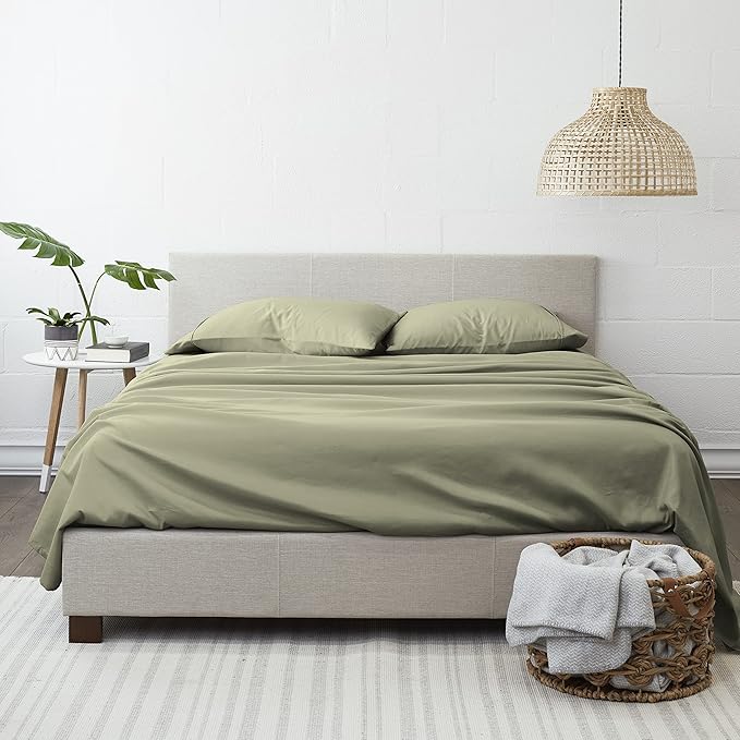 Linen Market Bed Sheets for Full Size Bed (Sage) - Sleep Better Than Ever with These Soft and Cooling Full Sheets - Deep Pocket Fits 16" Thick Beds - 4 Piece Full Sheet Set