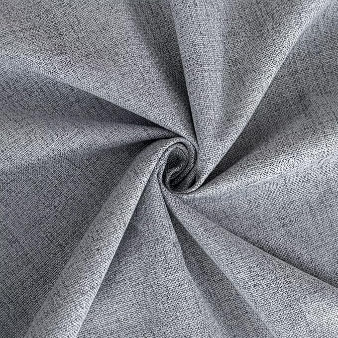 100% Blackout Curtains 96 Inches Long 2 Panels Set, Black Out Curtains for Living Room, Light Grey Thermal Insulated Grommet Drapes Bedroom Luxury Decor Privacy(52W × 96L inch, Light Grey)