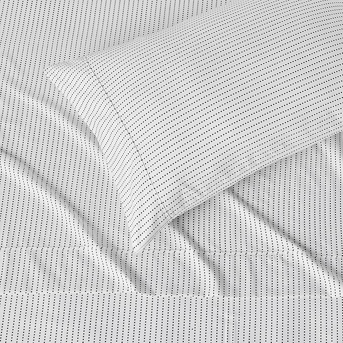 Amazon Basics Lightweight Super Soft Easy Care Wrinkle Free Microfiber 3 Piece Bed Sheet Set with 14-Inch Deep Pockets, Twin, Plum, Solid, Kids, Men & Women Bedding