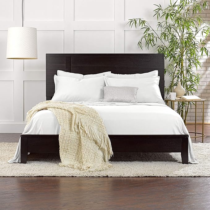 Pure Bamboo Short Queen Sheets for RV Camper (60"x75") - Genuine 100% Organic Viscose Derived from Bamboo Bed Sheet Set, Soft & Cooling, 2 Year Quality Promise (Short Queen, White)