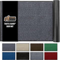 GORILLA GRIP Waterproof Traffic Guard Door Mat, 59x24, Heavy Duty Entryway Mats, Strong Rubber Back Commercial Rugs for Office Hallway, Garage Floor and Home, Low Profile Carpet Runner, Charcoal Gray