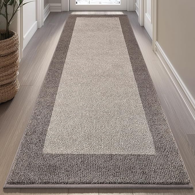 Machine Washable Kitchen Rug 32" x 72", Non Slip Indoor Door Rug, Absorbent Entrance Runner Rug for Bedroom, Hallway, Bathroom, Floor (Roll Packing)