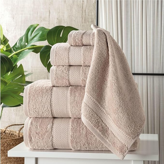 Personalized Towels - Customized Turkish Cotton Towel Set, Monogrammed Towels with Initials, Name & Embroidery, Idea for Weddings, Bridal Showers, Anniversaries, Housewarming, New Home