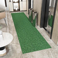 Ottomanson 2'7" x 37' Hallway Runner with Scraper Pile - Extra Durable Non-Slip Rug Mat for Indoor & Outdoor Use - Ideal for Kitchen, Entryway & Garage - High-Traffic Carpet, Green