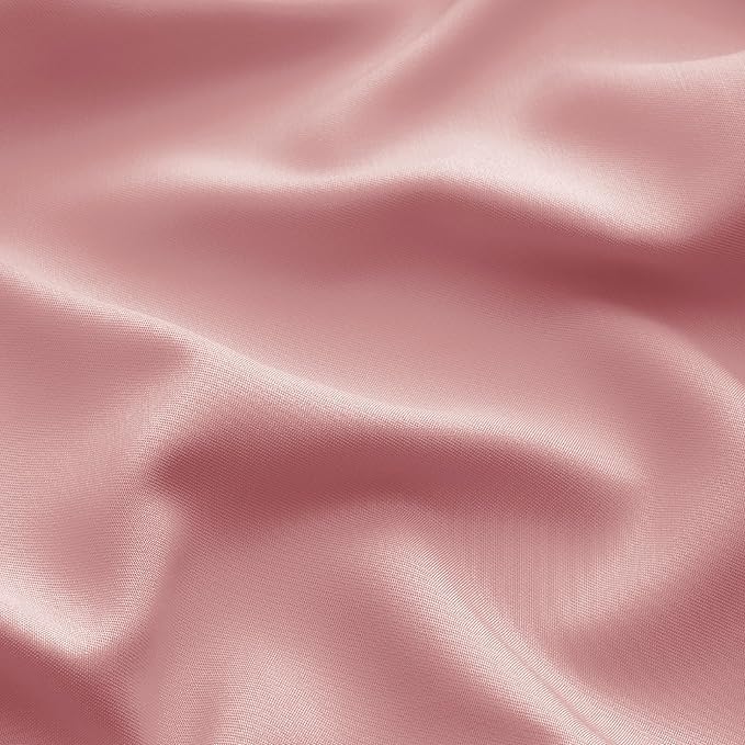 Bedsure Queen Sheet Set, Rayon Derived from Bamboo, Cooling Sheets, Breathable & Soft, Deep Pocket Up to 16 Inches, Hotel Luxury Silky Bedding for Hot Sleepers, Blush Pink