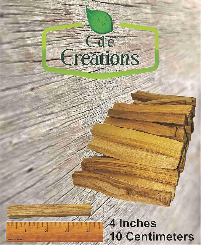 30 Palo Santo Smudging Bulk Lot Sticks, High Resin Palo Santo, Holy Wood. Premium Certified Authentic, Wild Harvested Incense Stick for Purifying, Cleansing, Healing (30 Sticks)