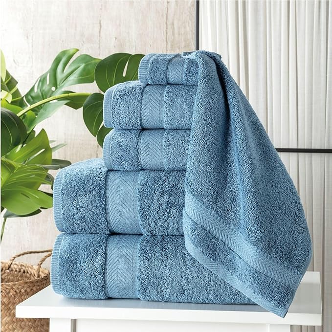 Personalized Towels - Customized Turkish Cotton Towel Set, Monogrammed Towels with Initials, Name & Embroidery, Idea for Weddings, Bridal Showers, Anniversaries, Housewarming, New Home