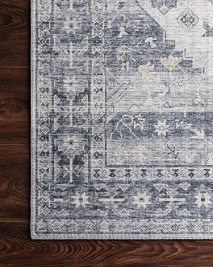 Loloi Skye Collection SKY-02 Silver/Grey 9'-0" x 12'-0" Area Rug
