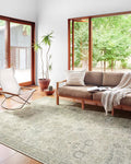Loloi II Skye Collection SKY-14 Natural/Sage 2'-6" x 7'-6" Runner Rug