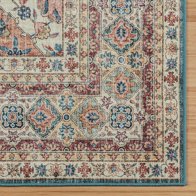 Gertmenian Indoor Boho Rug - 2x6 Runner, Non Slip, Super Strong, Ideal for High Traffic Areas in Entryway, Bedroom, Kitchen - Cinzia, Bronze, 28506