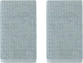 Tommy Bahama- Hand Towel Set, Highly Absorbent Cotton Bathroom Decor, Low Linting & Fade Resistant (Northern Pacific Turquoise, 2 Piece)