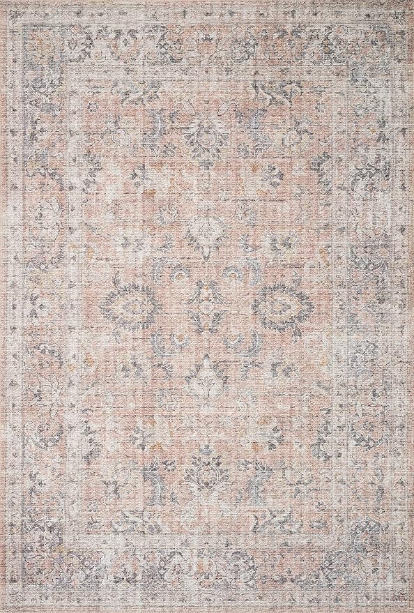 Loloi Skye Collection SKY-01 Blush/Grey 2'-6" x 10'-0" Runner Rug