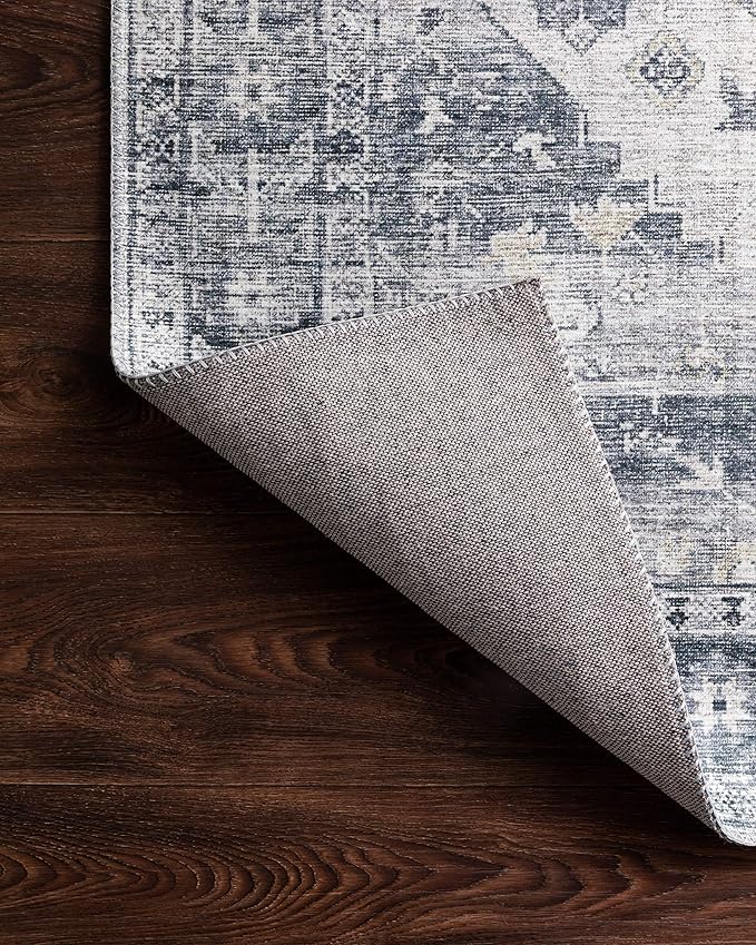 Loloi Skye Collection SKY-02 Silver/Grey 9'-0" x 12'-0" Area Rug