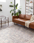 Loloi Skye Collection SKY-01 Grey/Apricot 2'-6" x 12'-0" Runner Rug