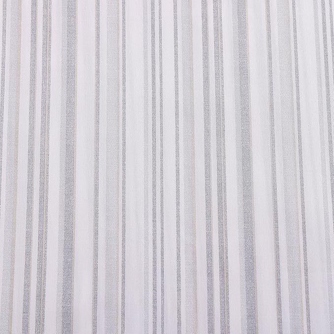 Tommy Bahama - Queen Sheets, Cotton Percale Bedding Set, Crisp & Cool, Stylish Bedding Set (Kahanu Stripe Grey, Queen)