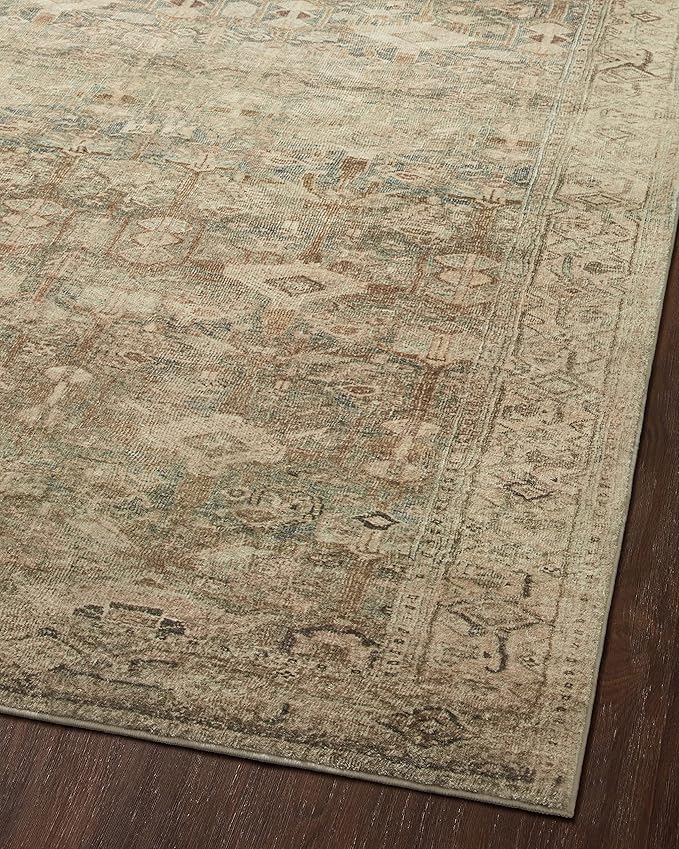 Loloi Margot Collection MAT-04 Antique/Sage 5'-0" x 7'-6" Area Rug feat. CloudPile, No-Shed Easy Clean Large Patterned Area Rug for Living Room, Bedroom, Dining Area