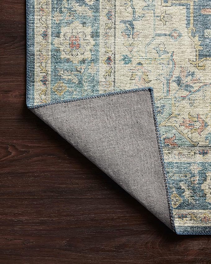 Loloi II Skye Collection SKY-12 Ocean/Multi 5'-0" x 7'-6" Area Rug