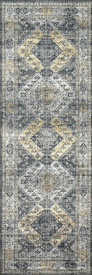 Loloi II Skye Collection SKY-09 Graphite/Silver 7'-6" x 9'-6" Area Rug