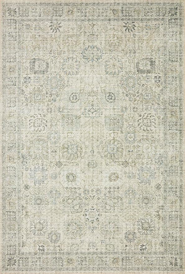 Loloi Skye Collection SKY-14 Natural/Sage 2'-3" x 3'-9" Accent Rug